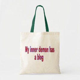 Bolso De Tela Mi demonio interior tiene un blog