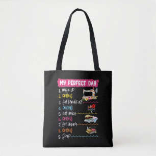 Bolso De Tela Mi Día Perfecto Despierta Temblando Y Cosechando