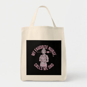 Bolso De Tela Mi Enfermera Favorita Me Llama Papá El Padre Perfe