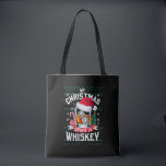 Bolso De Tela Mi Espíritu Navidad es Whiskey Ugly Sweater Xmas P<br><div class="desc">El Espíritu De Mis Navidades Es Whiskey Sueño Y Suave Navidad Pajamas</div>