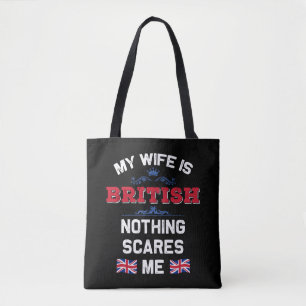 Bolso De Tela Mi esposa es una monarquía británica del Reino Uni