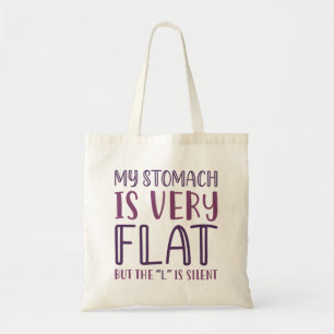 Bolso De Tela Mi Estómago Es Muy Plano