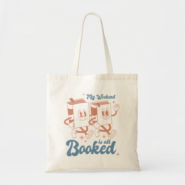 Bolso De Tela Mi Fin De Semana Está Disponible (Frente)