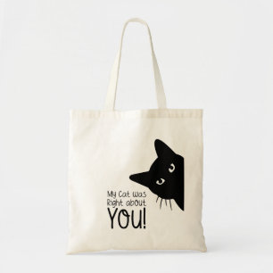 Bolso De Tela Mi gato tenía razón sobre ti