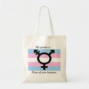 Bolso De Tela Mi género no es ninguno de su tote del negocio