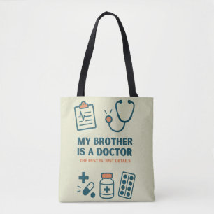 Bolso De Tela Mi hermano es un Médico - Diez días divertidos y o