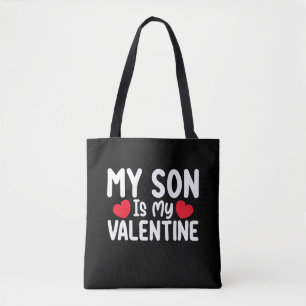 Bolso De Tela Mi Hijo Es Mi San Valentín Mamá Papá Amor Familia