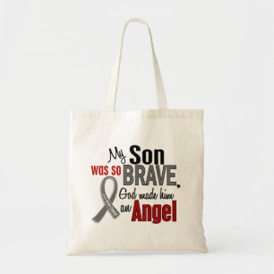 Bolso De Tela Mi hijo es un cáncer de cerebro del ángel 1