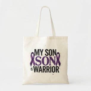 Bolso De Tela Mi hijo es un luchador contra el cáncer