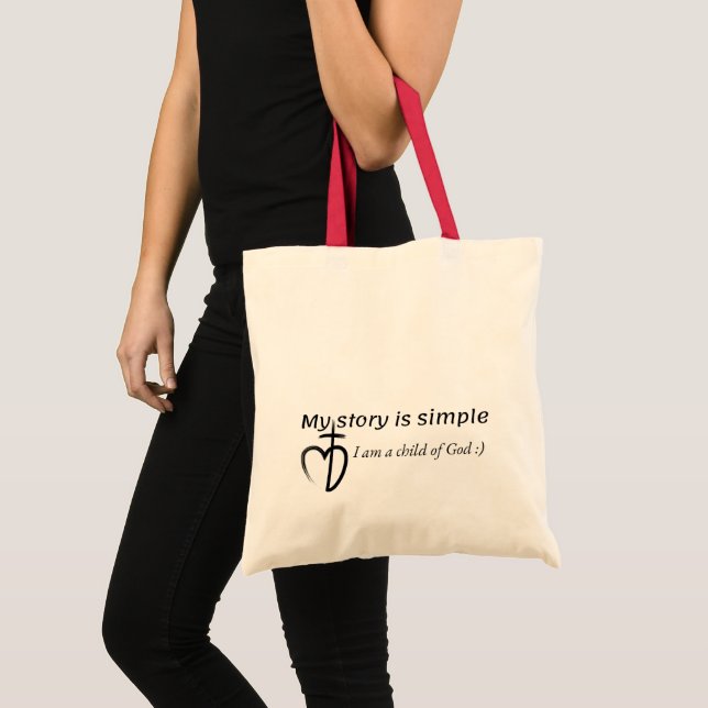 Bolso De Tela Mi historia es simple (Anverso (producto))