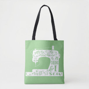Bolso De Tela Mi máquina está llamando