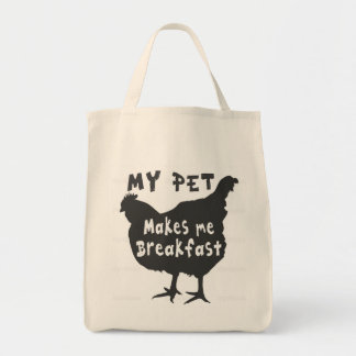 Bolso De Tela Mi Mascota Me Prepara El Desayuno