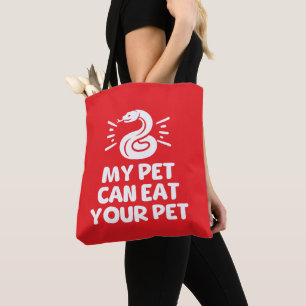 Bolso De Tela Mi Mascota Puede Comer A Su Mascota, Divertido Rep