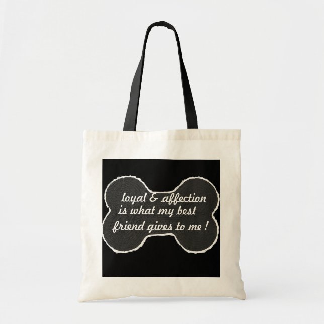 Bolso De Tela mi mejor amigo (Frente)