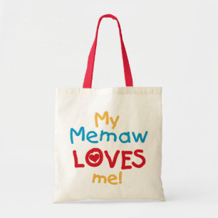 Bolso De Tela Mi memaw me ama camisetas y regalos