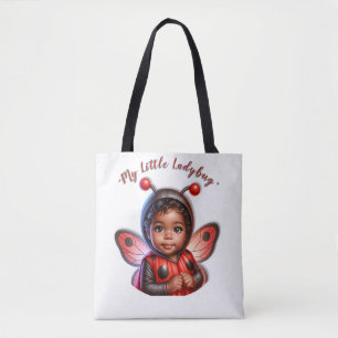 Bolso De Tela "Mi pequeña Ladybug"