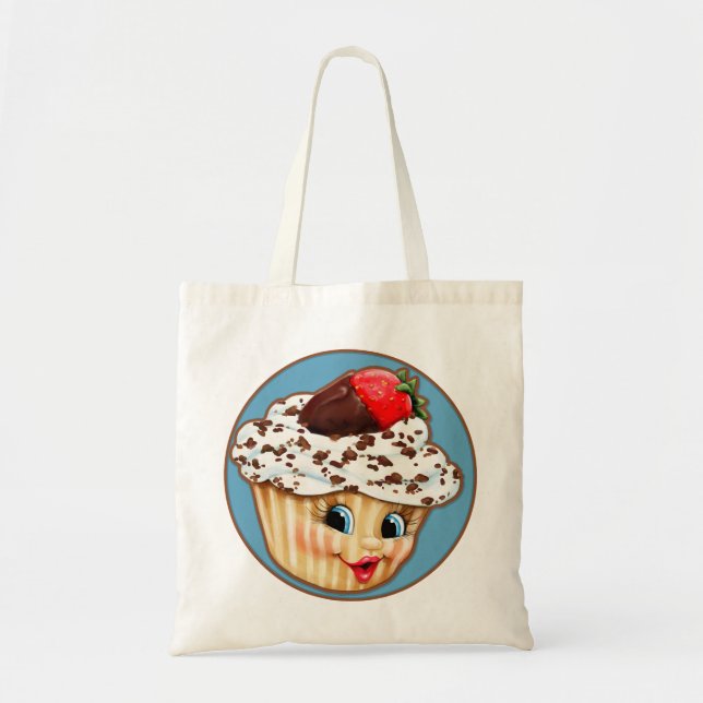 Bolso De Tela Mi pequeña magdalena dulce (Frente)