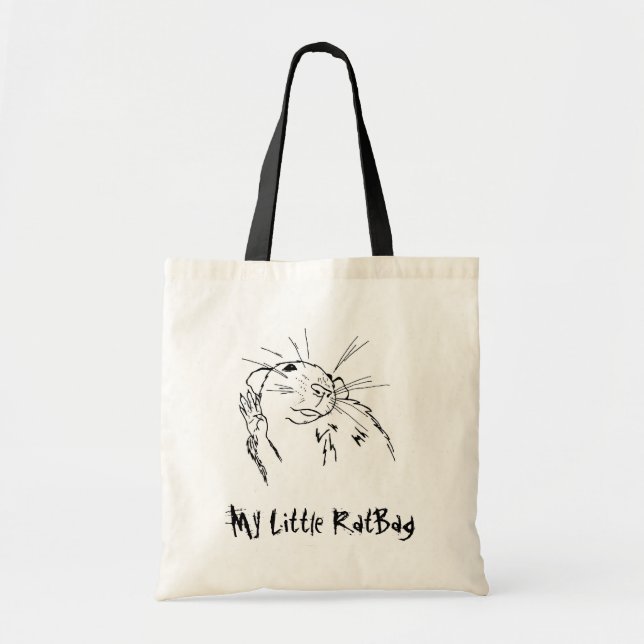 Bolso De Tela Mi pequeño RatBag (Frente)