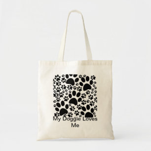 Bolso De Tela Mi perrito me ama tote
