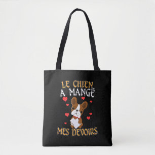 Bolso De Tela Mi Perro Se Comió Mi Tarea - Cita de Aprendizaje d