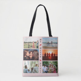 Bolso De Tela Mi Personalizable Happy Place Foto 6 Imagen