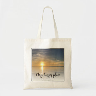Bolso De Tela Mi Personalizado de Happy Place con foto completa