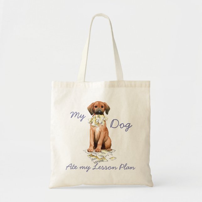 Bolso De Tela Mi plan de aprendizaje de Redbone (Frente)