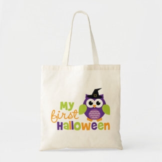 Bolso De Tela Mi primer búho de la bruja de Halloween