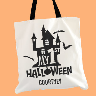Bolso De Tela Mi Primer Truco De Halloween O Traer Candy