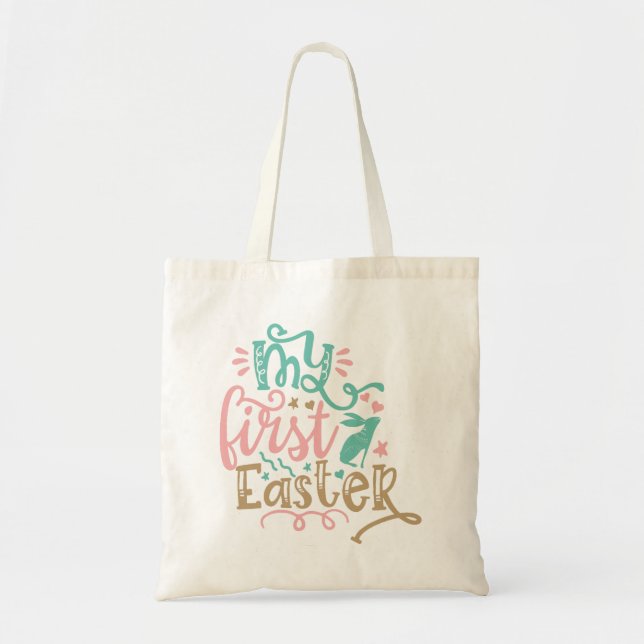 Bolso De Tela Mi primera Pascua (Frente)