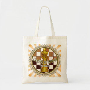 Bolso De Tela Mi Rey de Ajedrez