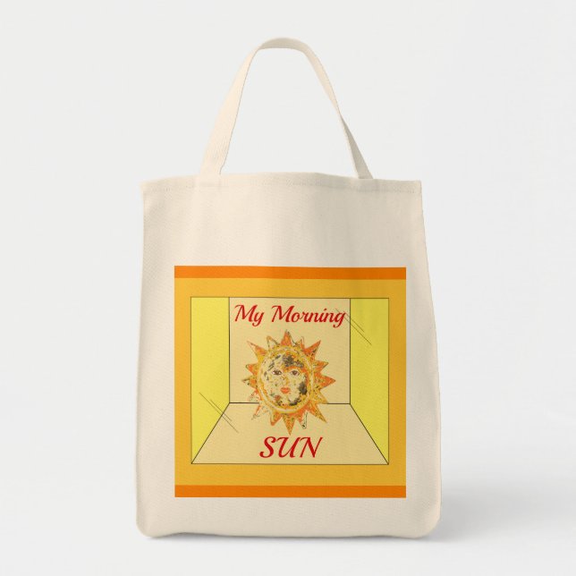 Bolso De Tela Mi sol matutino (Frente)