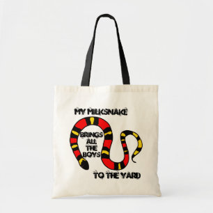 Bolso De Tela "Mi tote de Milksnake" Herper