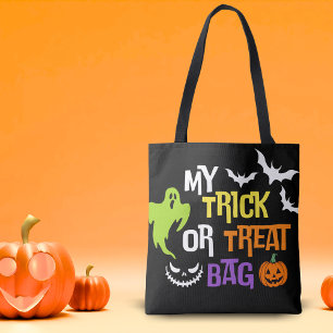 Bolso De Tela Mi truco o truco maga Halloween Tote fantasma fant