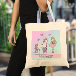 Bolso De Tela "Mi unicornio" mágico