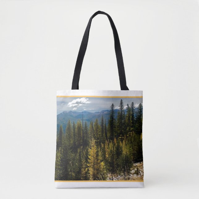 Bolso De Tela Mi vista dorada (Anverso)