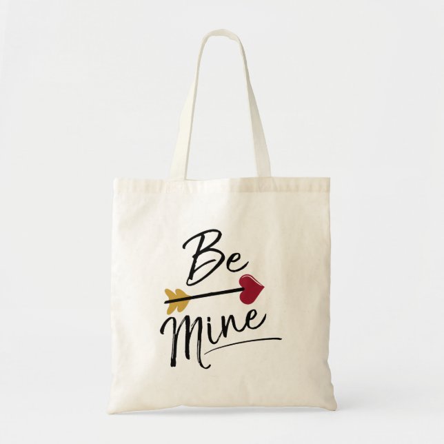 Bolso De Tela Mía linda San Valentín (Frente)