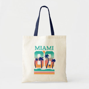 Bolso De Tela Miami 88 Retro Atardecer Palma