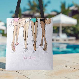 Bolso De Tela Miami Bachelorette Party Weekend Bikini