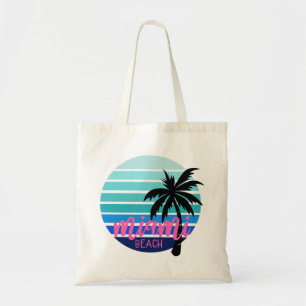 Bolso De Tela Miami Beach