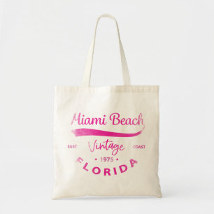 Bolso De Tela Miami-Beach Vintage, Florida, Costa Este