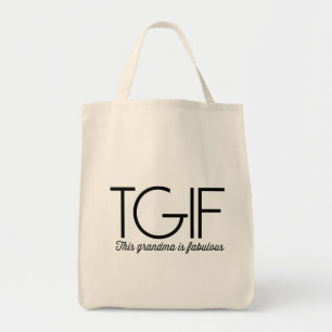 Bolso De Tela MIC. ¡Esta abuela es fabulosa!