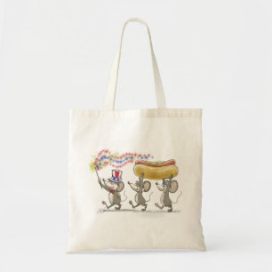Bolso De Tela Mic, Mac & Moe's Happy 4th of July Tote Bag