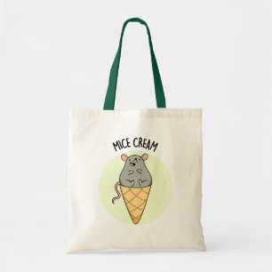 Bolso De Tela Mice Cream Funny Ice Cream Pun