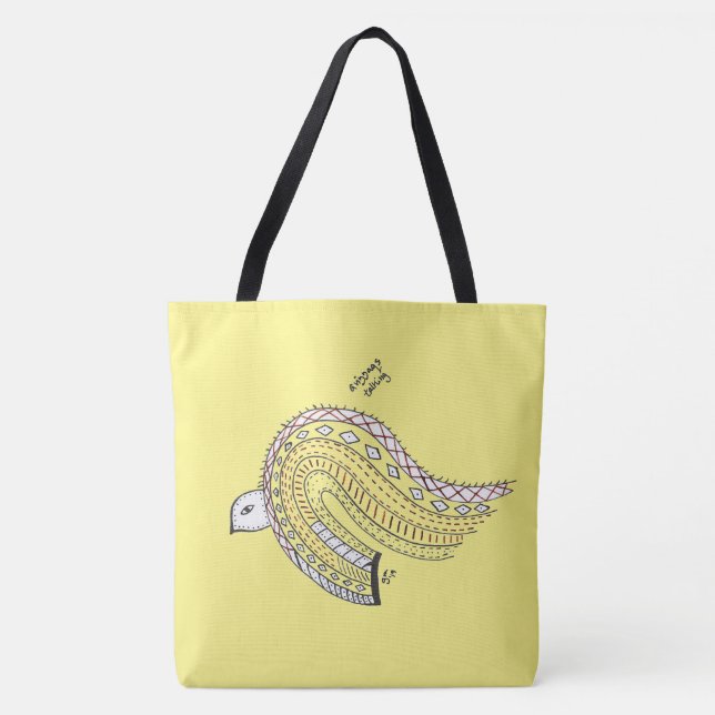 Bolso De Tela Mice hablando (Anverso)