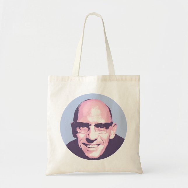Bolso De Tela Michel Foucault (Frente)