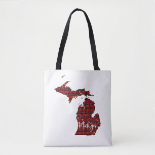 Bolso De Tela Michigan Merry Christmas Fiesta Yall
