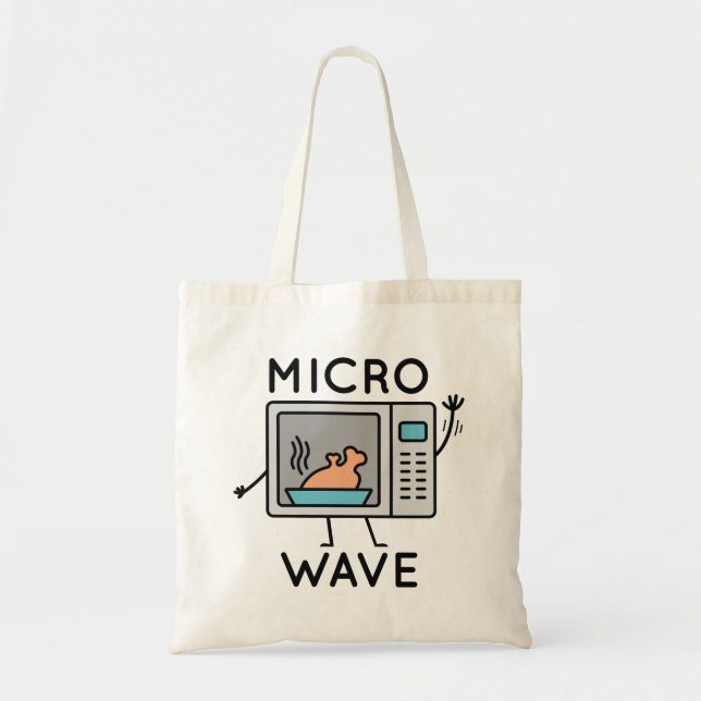 Bolso De Tela Micro Wave (Frente)