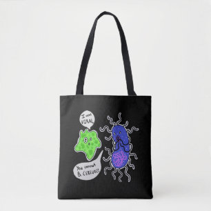 Bolso De Tela Microbios virales