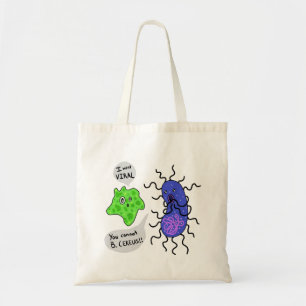 Bolso De Tela Microbios Virales